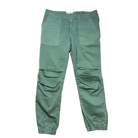 Nili Lotan Cropped Military Pants in Army Green Women Size 2 - Picture 4 of 11